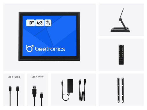 10 Inch Touchscreen Metal (4:3)