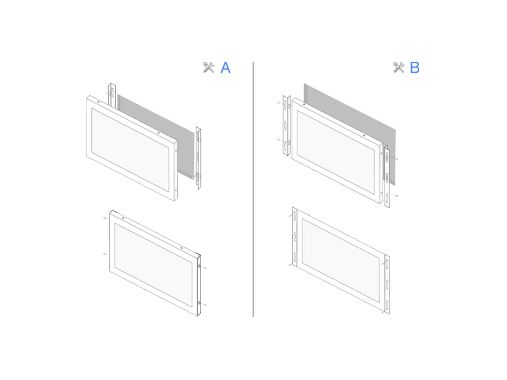 12 Inch Monitor Metal (4:3)