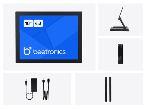 10 Inch Monitor Metal (4:3)