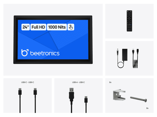 24 Inch Touchscreen Metal (High-Brightness)