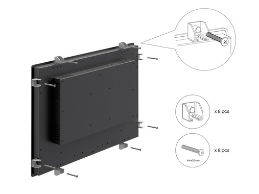 24 Inch Touchscreen Metal (High-Brightness)